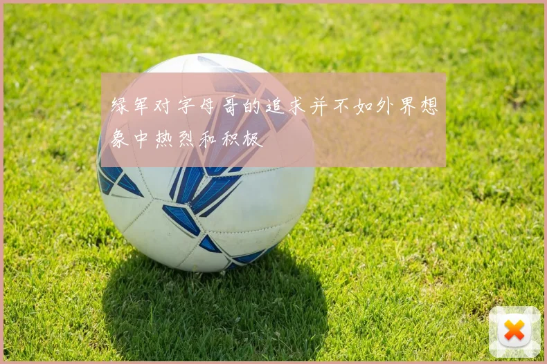 绿军对字母哥的追求并不如外界想象中热烈和积极
